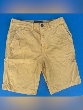 American Eagle Outfitters Men's Mustard Classic Chino Shorts